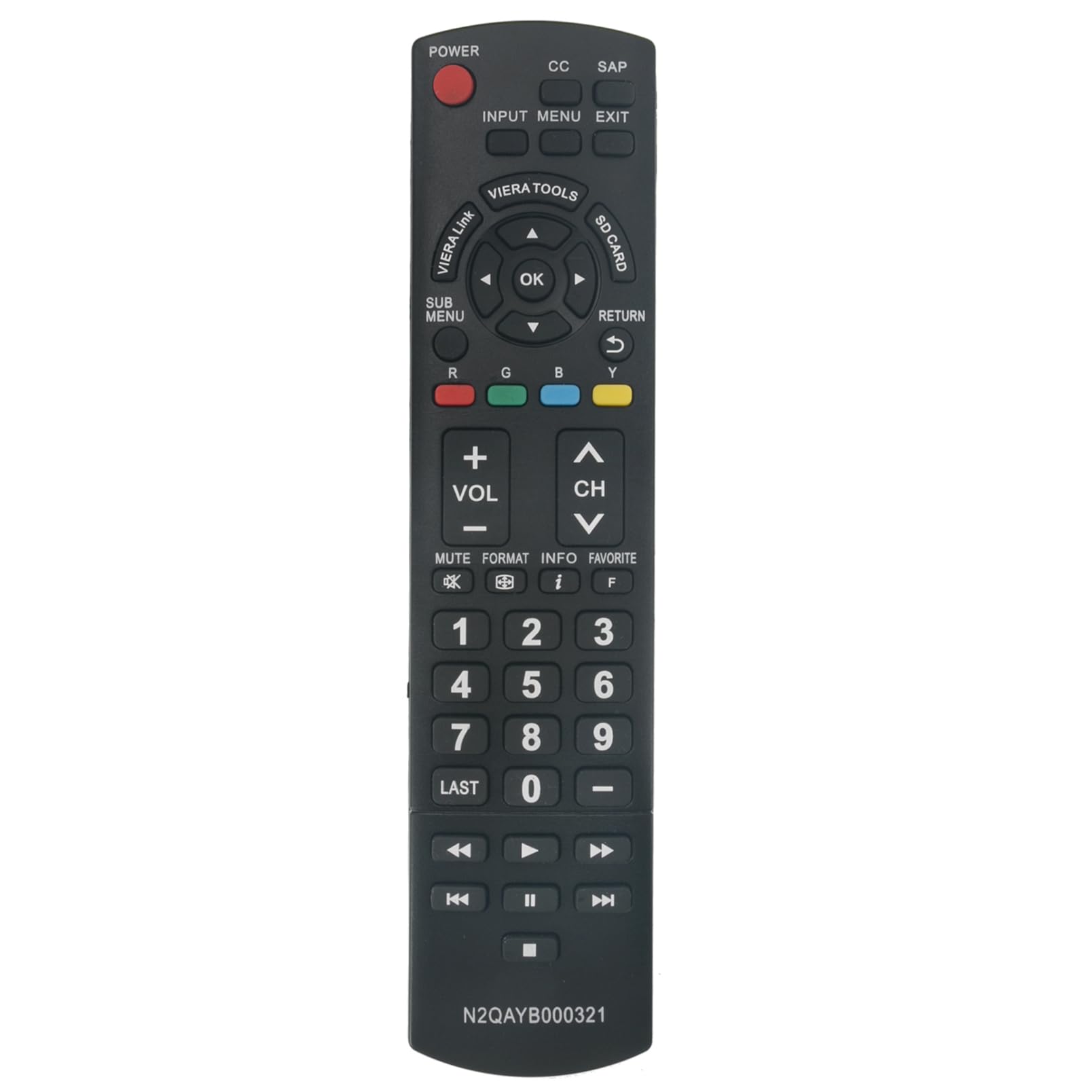 Amazon.com: N2QAYB000321 Replace Remote Control fit for Panasonic